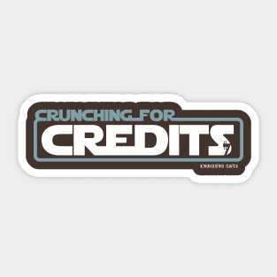 Shenanigen Plays - Crunching for Credits - Blue Sticker